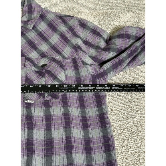 Rare Voleurz Jacket Mens 2XL Heavyweight Flannel Lined Plaid Full Zip - Picture 5 of 6